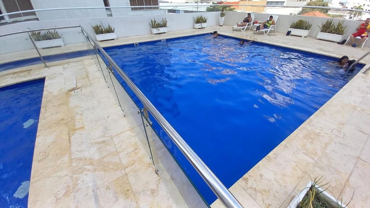 1401 Con Ac, Piscina Y Cerca Playa Apartamento Cartagena