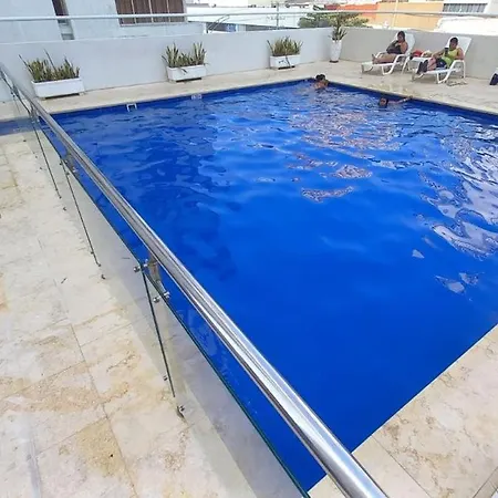 1401 Con Ac, Piscina Y Cerca Playa Apartamento Cartagena